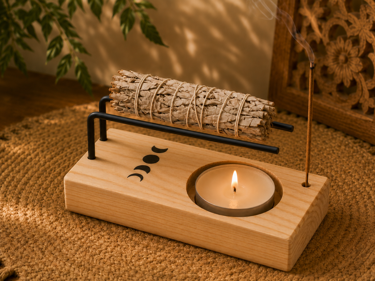 Quemador de madera